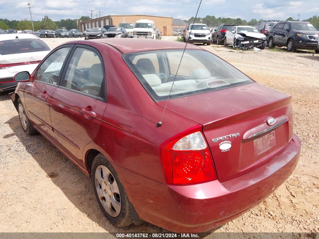 2006 KIA SPECTRA EX/LX/SX Red  Gasoline KNAFE121865269685 photo #4