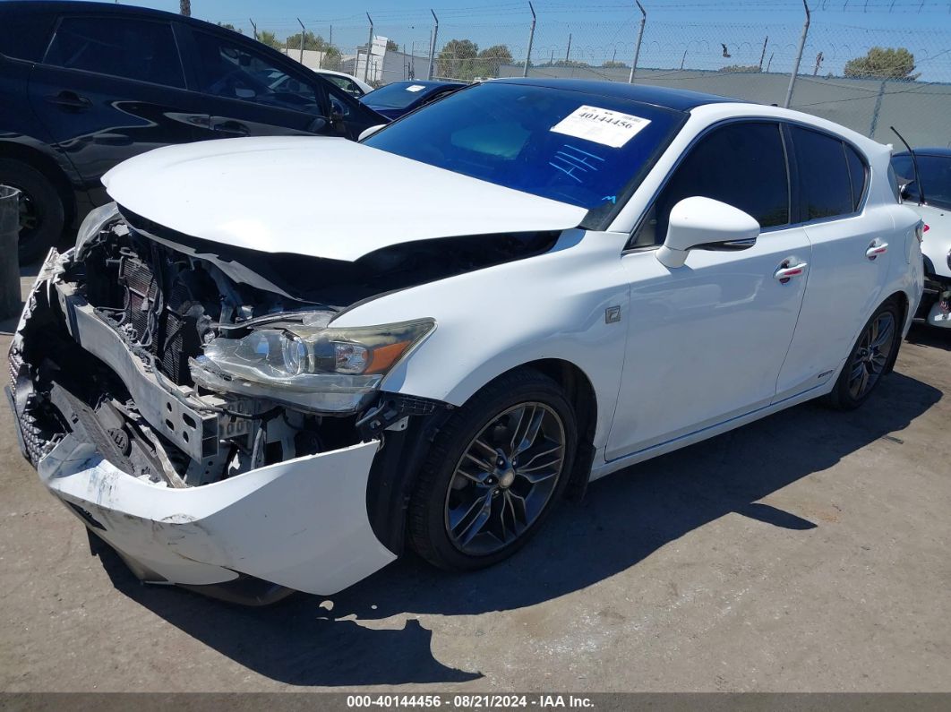 2015 LEXUS CT 200H White  Hybrid JTHKD5BH7F2214184 photo #3