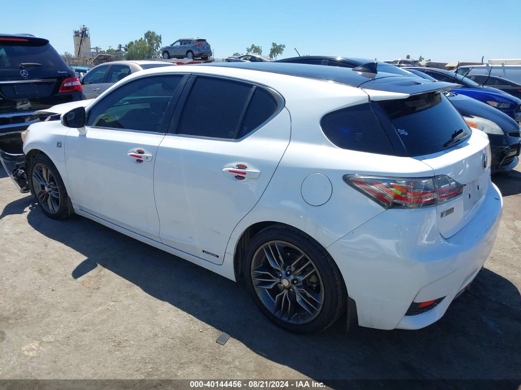 2015 LEXUS CT 200H White  Hybrid JTHKD5BH7F2214184 photo #4