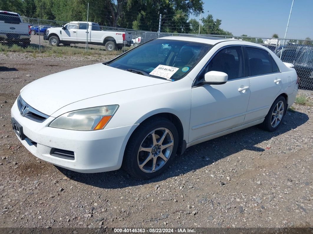 2007 HONDA ACCORD 3.0 EX White  Gasoline 1HGCM66567A001120 photo #3