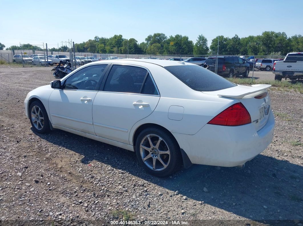 2007 HONDA ACCORD 3.0 EX White  Gasoline 1HGCM66567A001120 photo #4