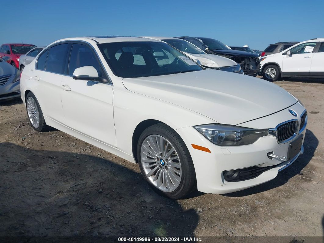 2013 BMW 328I XDRIVE White  Gasoline WBA3B5C5XDF591904 photo #1