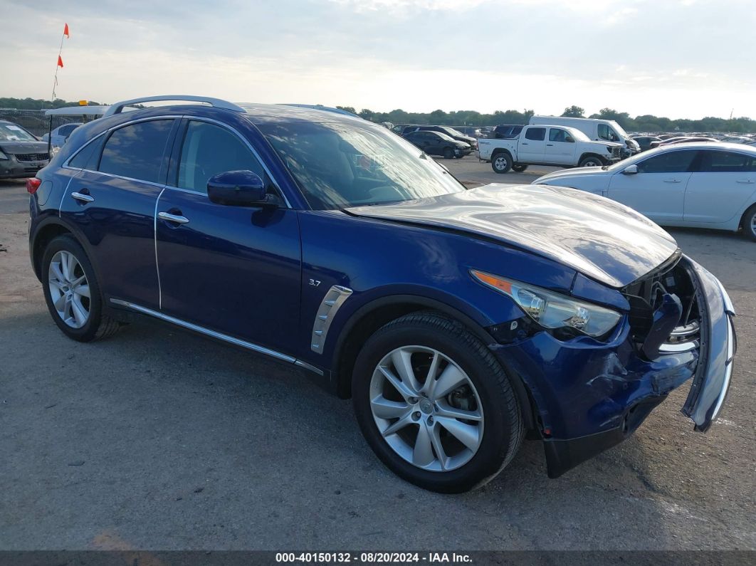 2015 INFINITI QX70 Blue  Gasoline JN8CS1MU9FM380939 photo #1