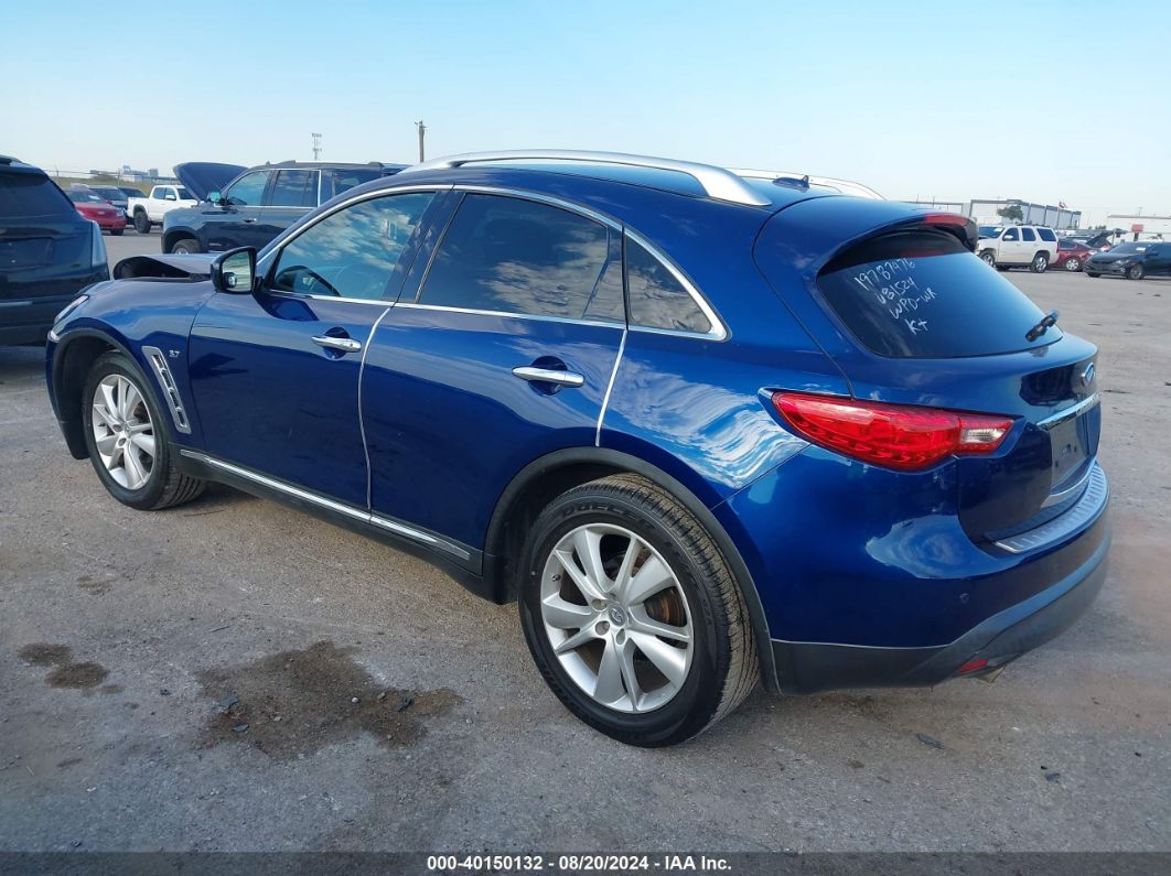 2015 INFINITI QX70 Blue  Gasoline JN8CS1MU9FM380939 photo #4