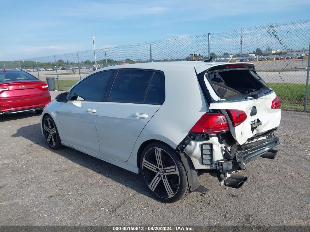 2016 VOLKSWAGEN GOLF R 4-DOOR White  Gasoline WVWUF7AU9GW247261 photo #4