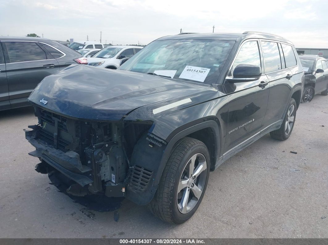 2021 JEEP GRAND CHEROKEE L LIMITED 4X2 Black  Gasoline 1C4RJJBG6M8115276 photo #3