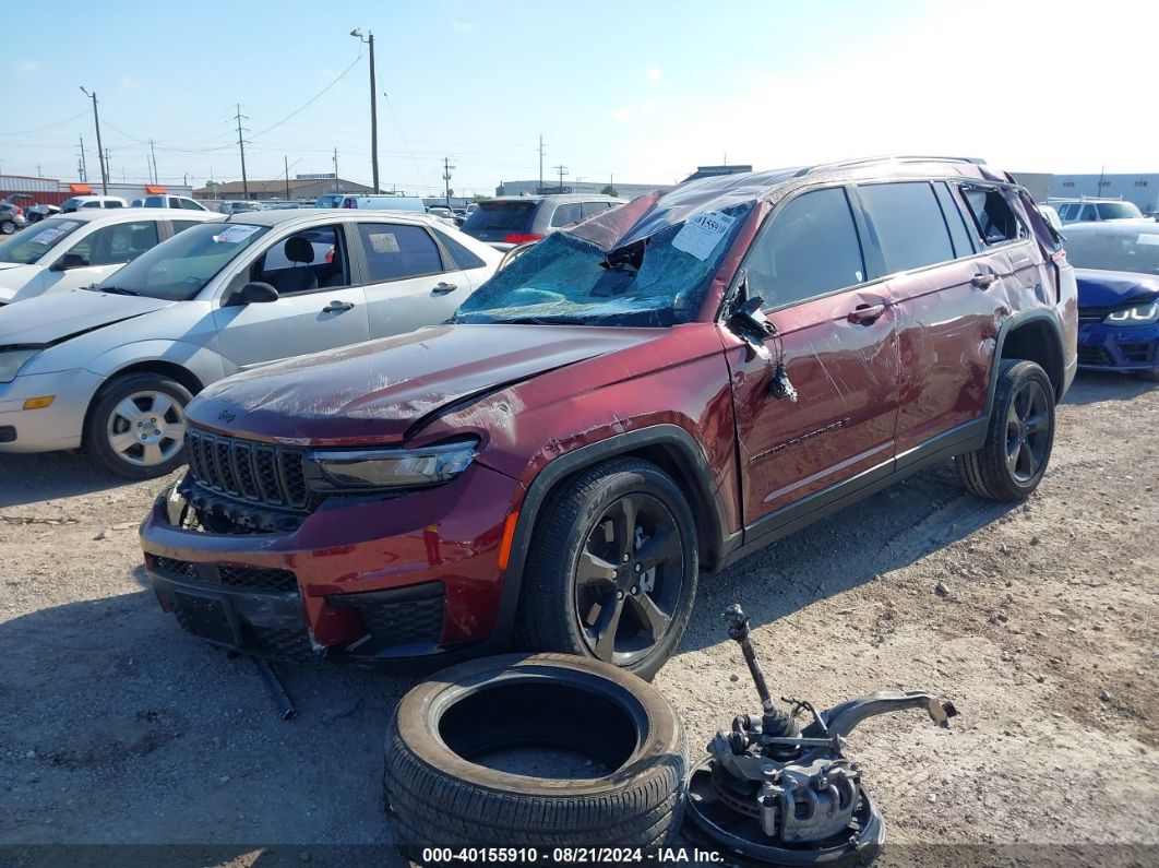 2024 JEEP GRAND CHEROKEE L ALTITUDE 4X4 Maroon  Gasoline 1C4RJKAG2R8948443 photo #3