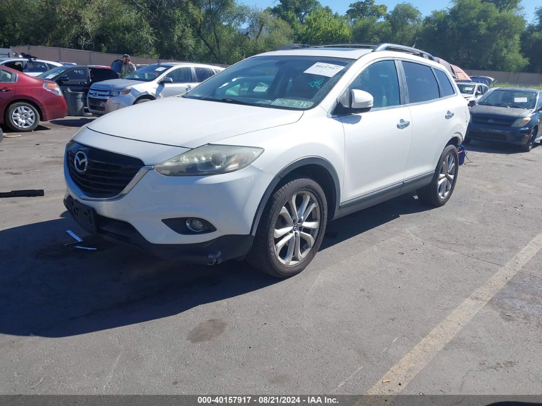 2013 MAZDA CX-9 GRAND TOURING White  Gasoline JM3TB3DA7D0415163 photo #3