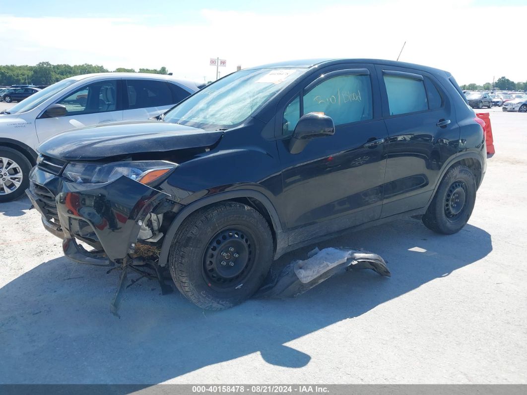 2018 CHEVROLET TRAX LS Black  Gasoline 3GNCJKSBXJL258073 photo #3