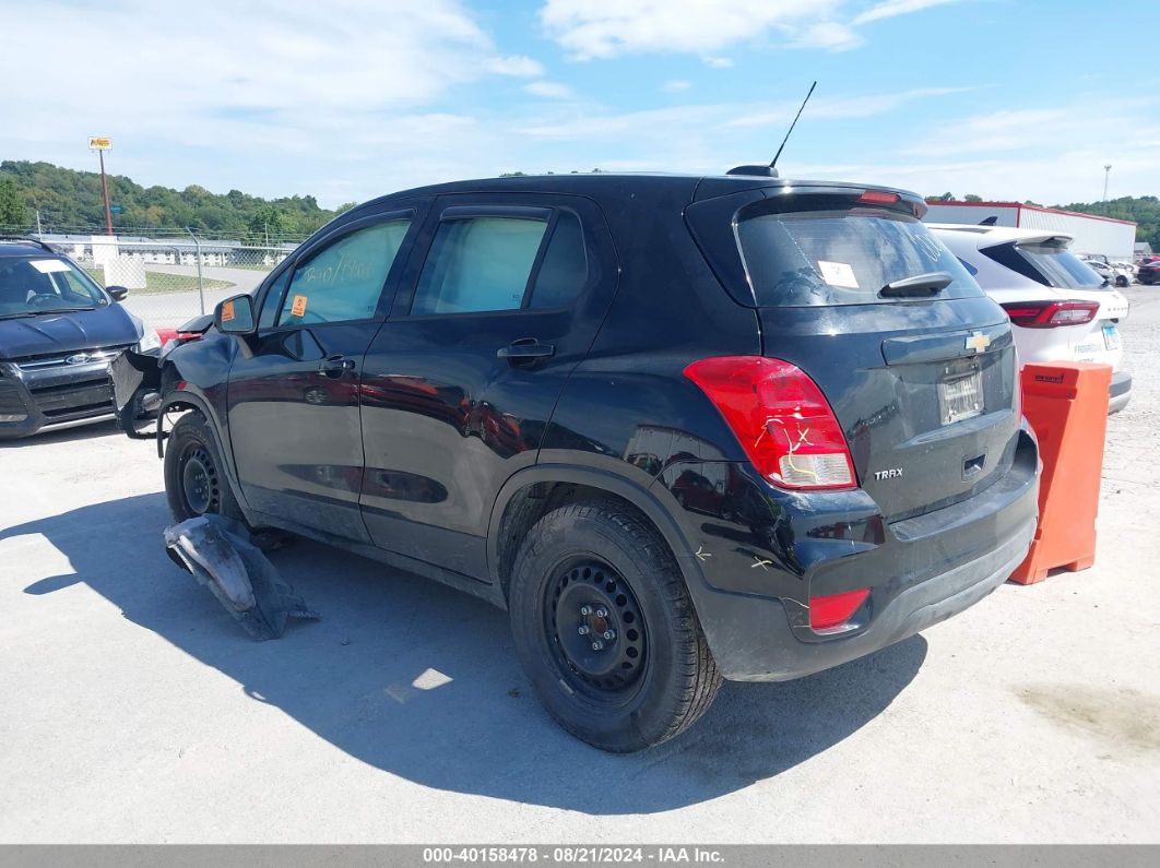 2018 CHEVROLET TRAX LS Black  Gasoline 3GNCJKSBXJL258073 photo #4