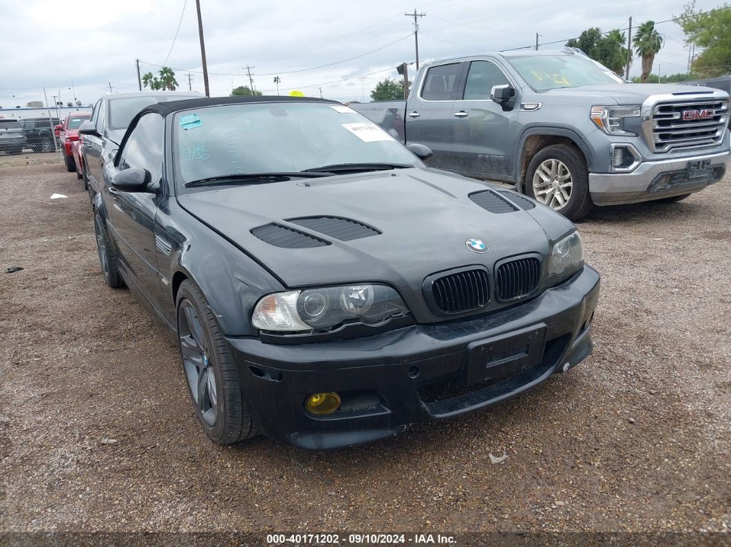 2004 BMW M3 Black  Gasoline WBSBR93404PK06880 photo #1