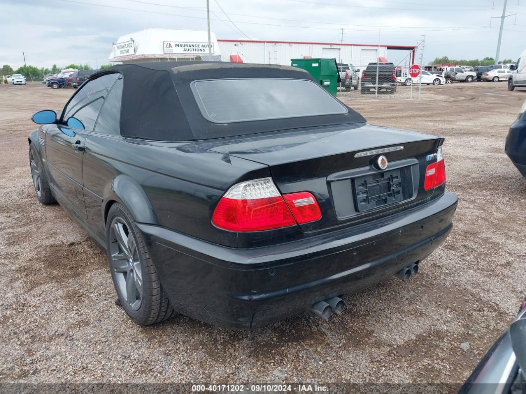 2004 BMW M3 Black  Gasoline WBSBR93404PK06880 photo #4