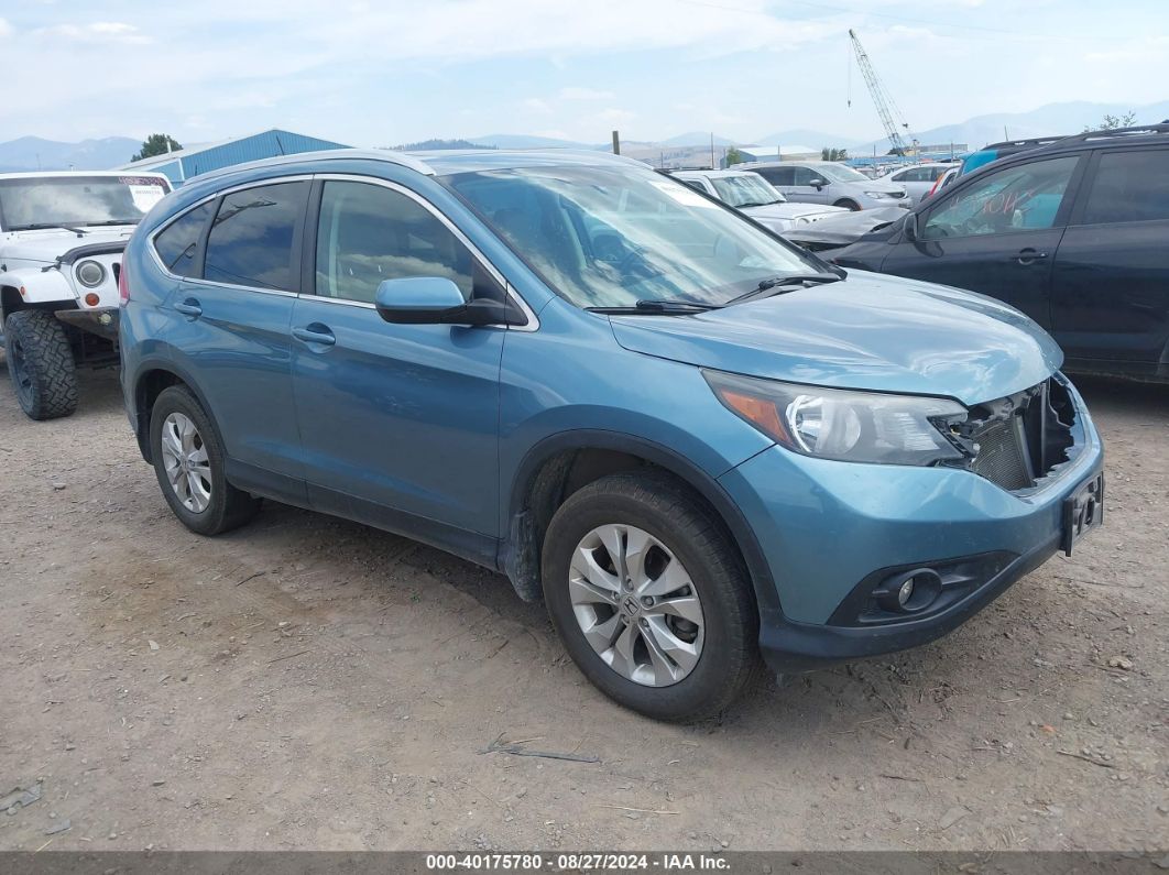 2014 HONDA CR-V EX-L Blue  Gasoline 5J6RM4H76EL112967 photo #1