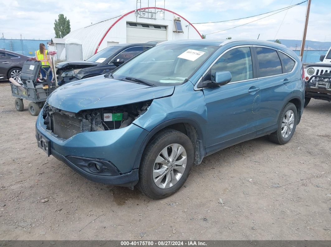 2014 HONDA CR-V EX-L Blue  Gasoline 5J6RM4H76EL112967 photo #3