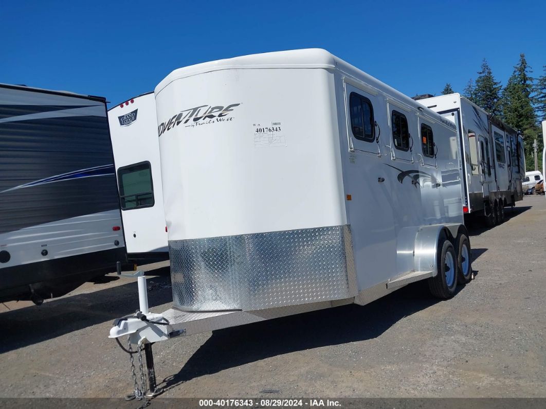 2023 TRAILS WEST AVENGER HORSE TRAILER White  Other 49SB71924RP051786 photo #3