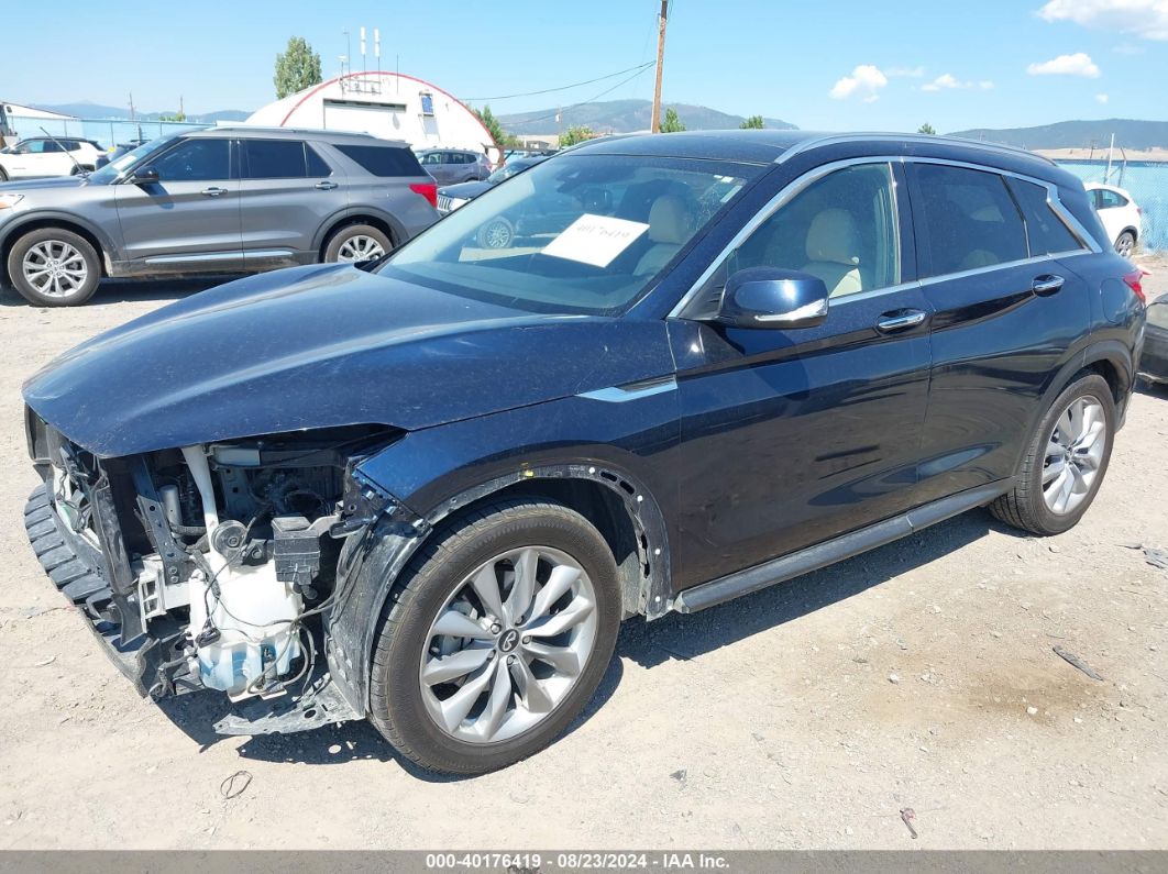 2021 INFINITI QX50 LUXE AWD Dark Blue  Gasoline 3PCAJ5BB8MF117037 photo #3