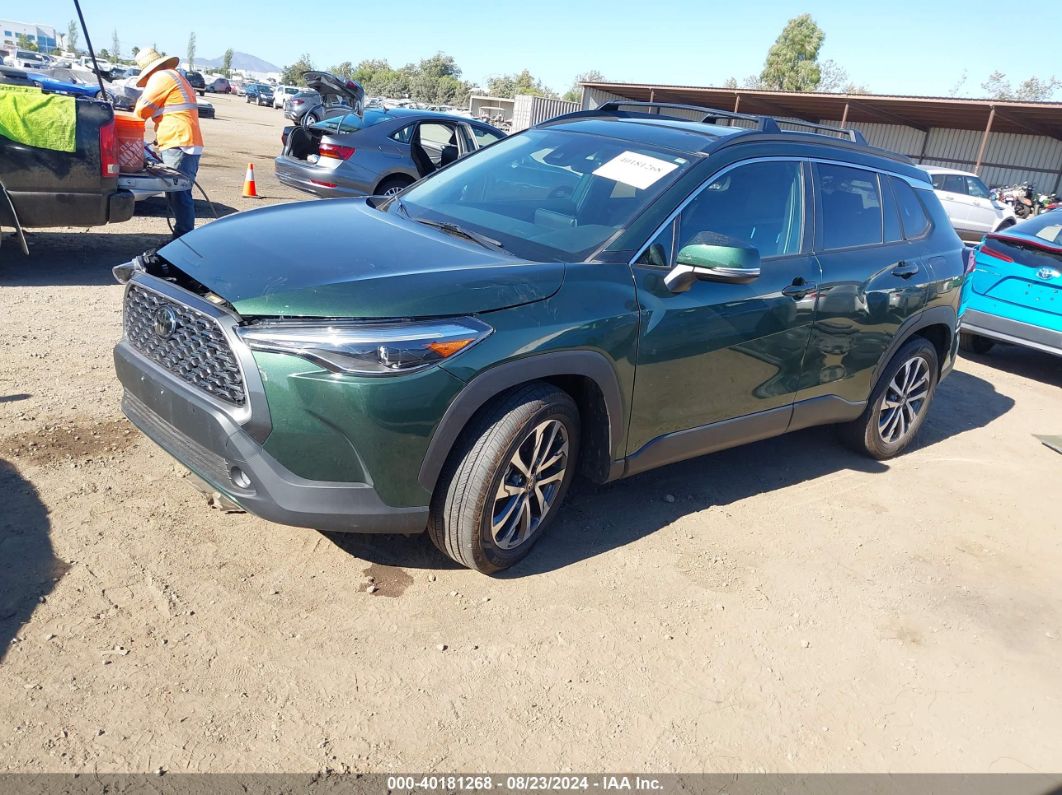 2022 TOYOTA COROLLA CROSS XLE Green  Gasoline 7MUDAAAG9NV012657 photo #3