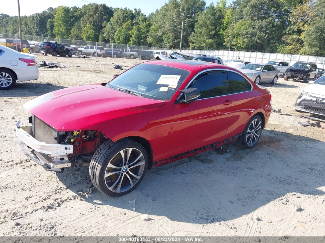 2017 BMW 230I Red  Gasoline WBA2F9C38HV664656 photo #3