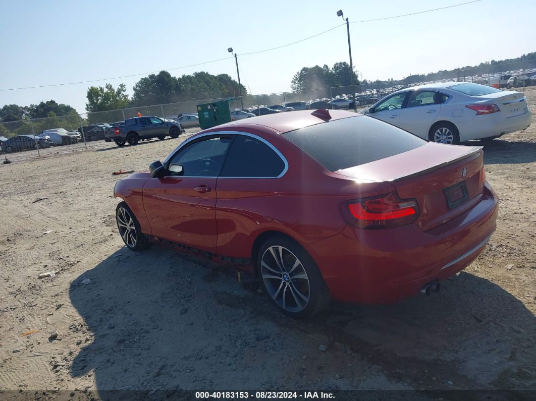 2017 BMW 230I Red  Gasoline WBA2F9C38HV664656 photo #4