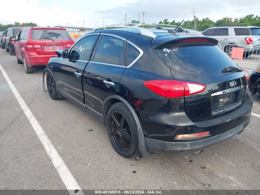 2008 INFINITI EX35 JOURNEY Black  Gasoline JNKAJ09F68M360465 photo #4