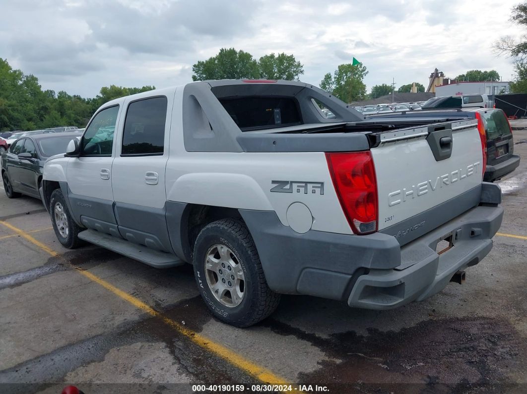 2002 CHEVROLET AVALANCHE 1500 White  Gasoline 3GNEC13T12G175243 photo #4