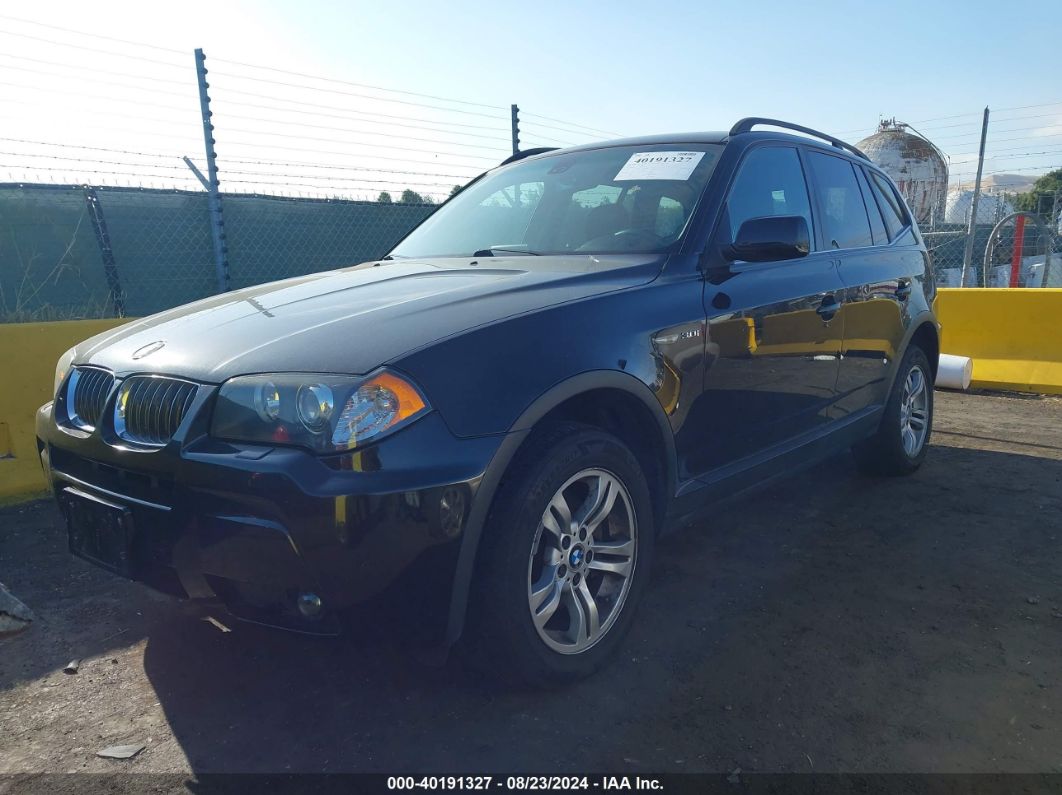 2006 BMW X3 3.0I Black  Gasoline WBXPA93496WG89692 photo #3