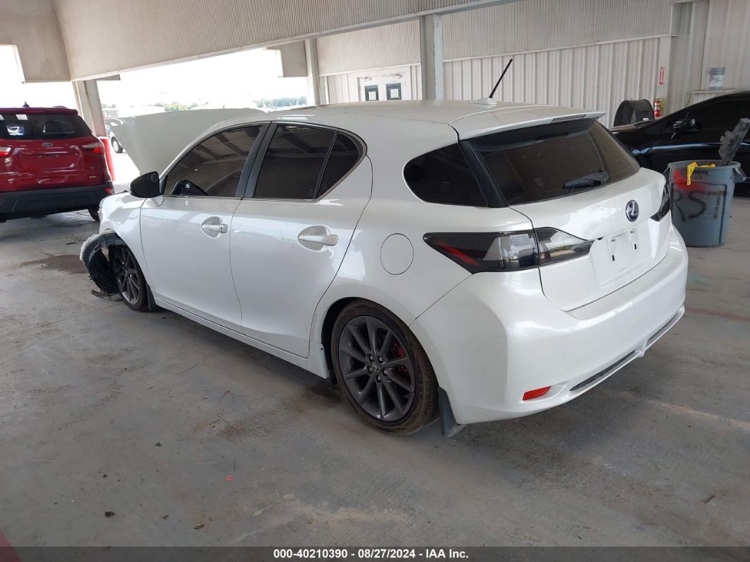 2013 LEXUS CT 200H White  Hybrid JTHKD5BHXD2155385 photo #4