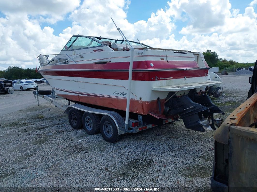 1987 SEA RAY 25" White   SERM8808K687 photo #4