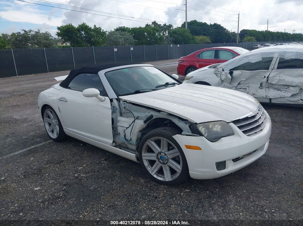 2005 CHRYSLER CROSSFIRE LIMITED White  Gasoline 1C3AN65L55X055980 photo #1