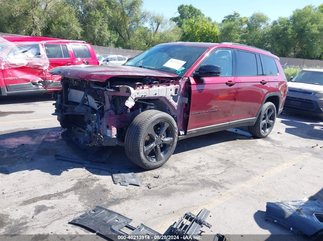 2022 JEEP GRAND CHEROKEE L LIMITED 4X4 Red  Gasoline 1C4RJKBG2N8552215 photo #3