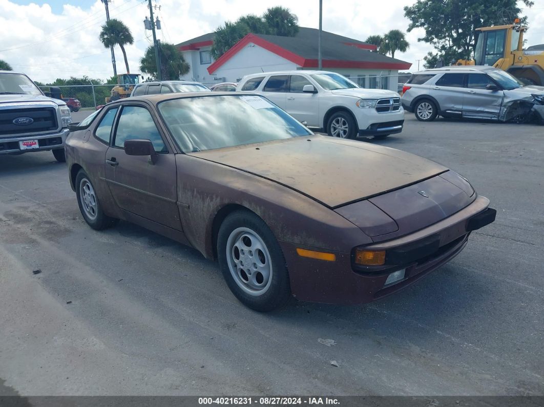 1987 PORSCHE 944 Dark Brown  Gasoline WP0AB0945HN472469 photo #1