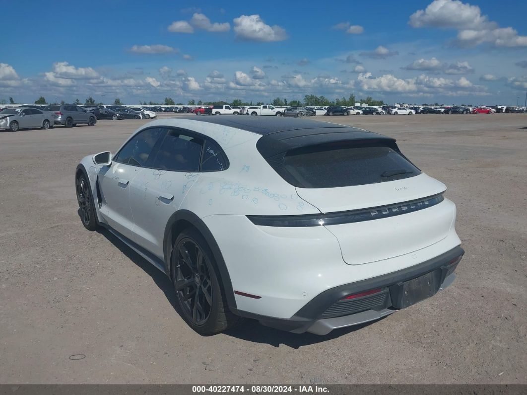 2022 PORSCHE TAYCAN CROSS TURISMO 4 White  Electric WP0BA2Y16NSA67151 photo #4