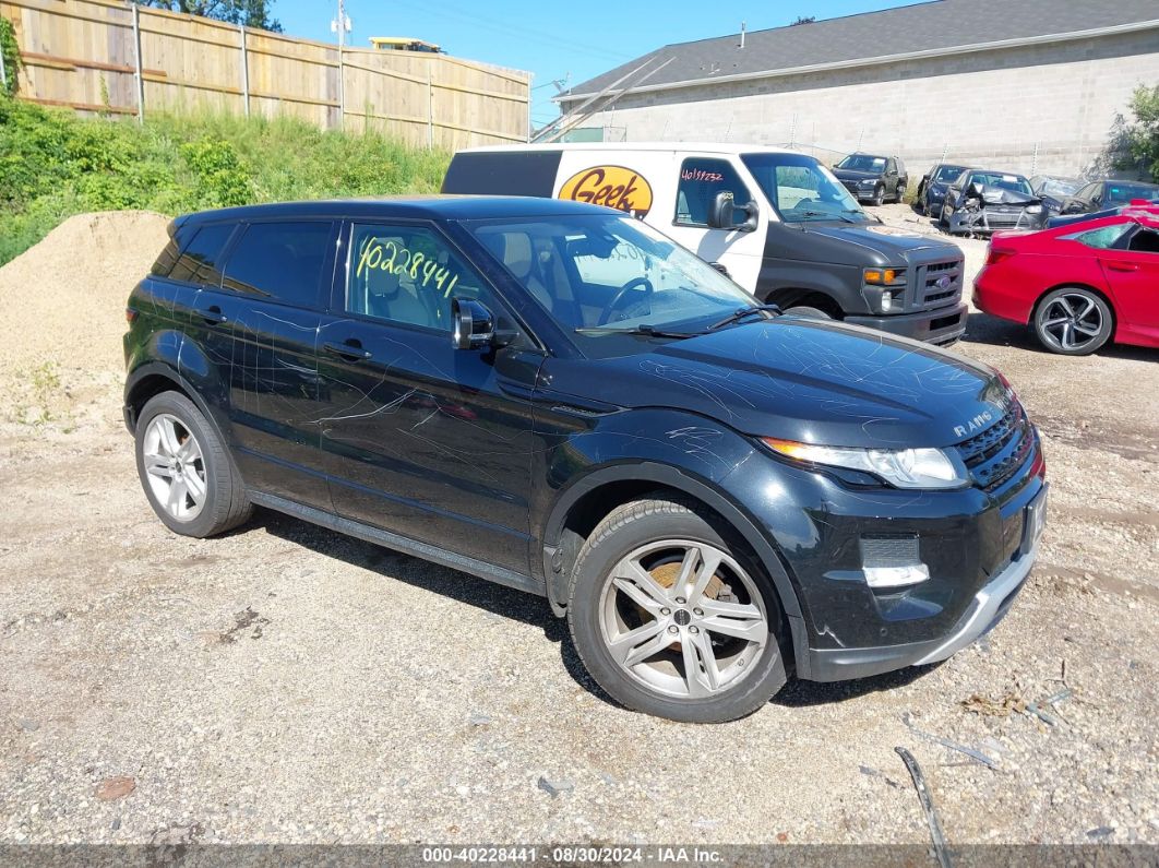 2012 LAND ROVER RANGE ROVER EVOQUE PURE PLUS Black  Gasoline SALVT2BG9CH607418 photo #1