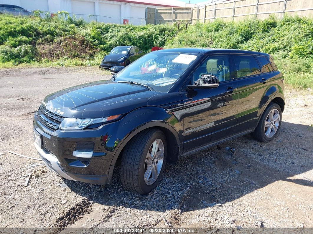 2012 LAND ROVER RANGE ROVER EVOQUE PURE PLUS Black  Gasoline SALVT2BG9CH607418 photo #3