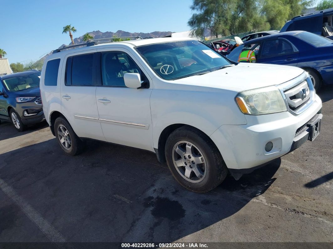 2009 HONDA PILOT TOURING White  Gasoline 5FNYF489X9B054271 photo #1