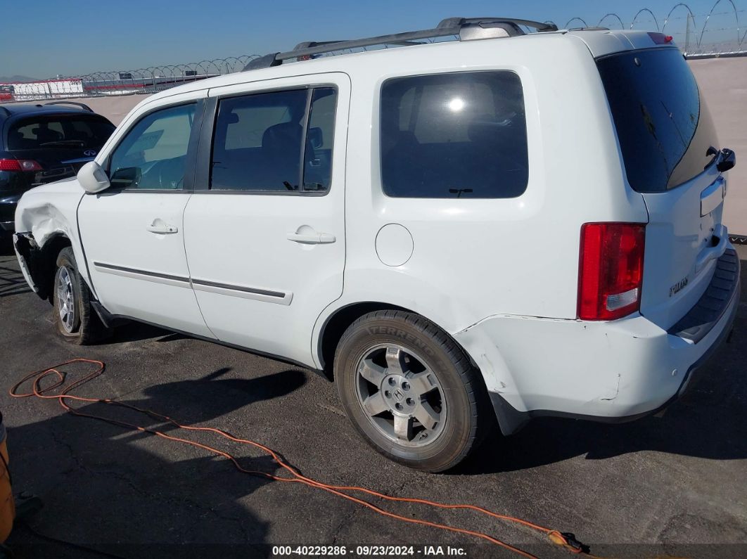 2009 HONDA PILOT TOURING White  Gasoline 5FNYF489X9B054271 photo #4