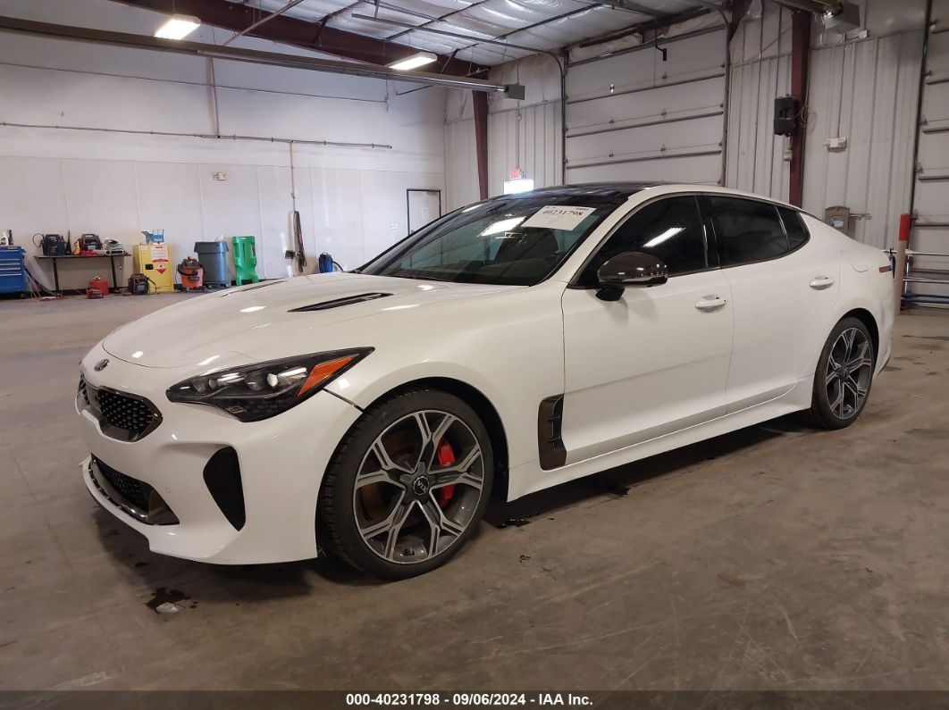 2020 KIA STINGER GT2 White  Gasoline KNAE55LC6L6076430 photo #3