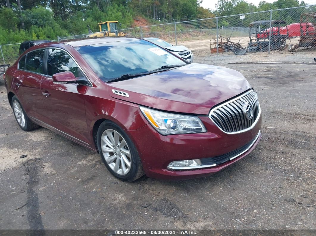 2015 BUICK LACROSSE LEATHER Burgundy  Gasoline 1G4GB5G35FF303766 photo #1