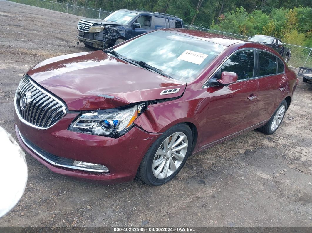 2015 BUICK LACROSSE LEATHER Burgundy  Gasoline 1G4GB5G35FF303766 photo #3