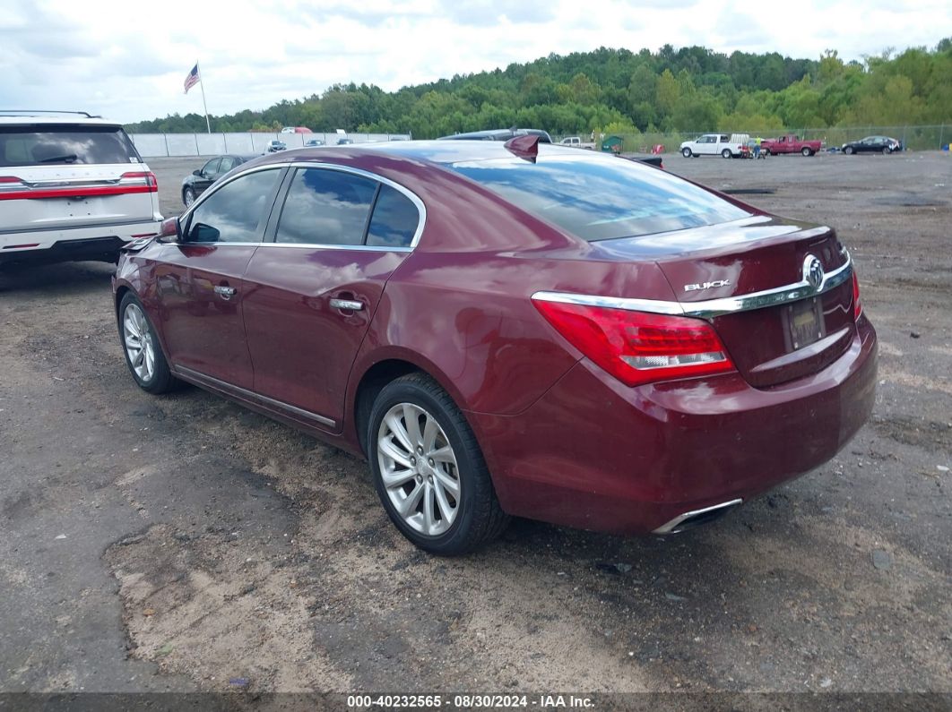 2015 BUICK LACROSSE LEATHER Burgundy  Gasoline 1G4GB5G35FF303766 photo #4