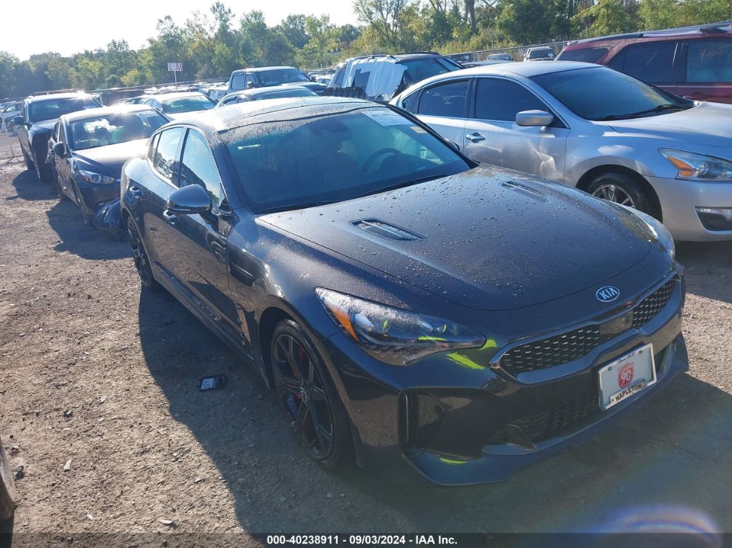 2020 KIA STINGER GT2 Gray  Gasoline KNAE55LC9L6076261 photo #1