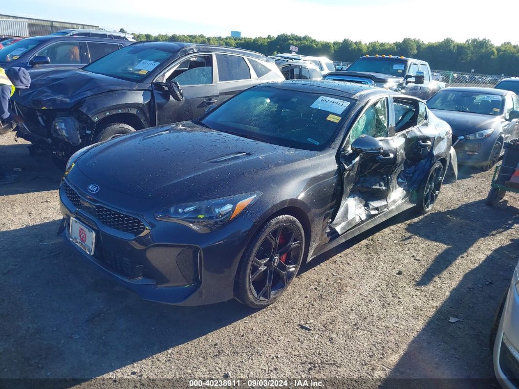 2020 KIA STINGER GT2 Gray  Gasoline KNAE55LC9L6076261 photo #3