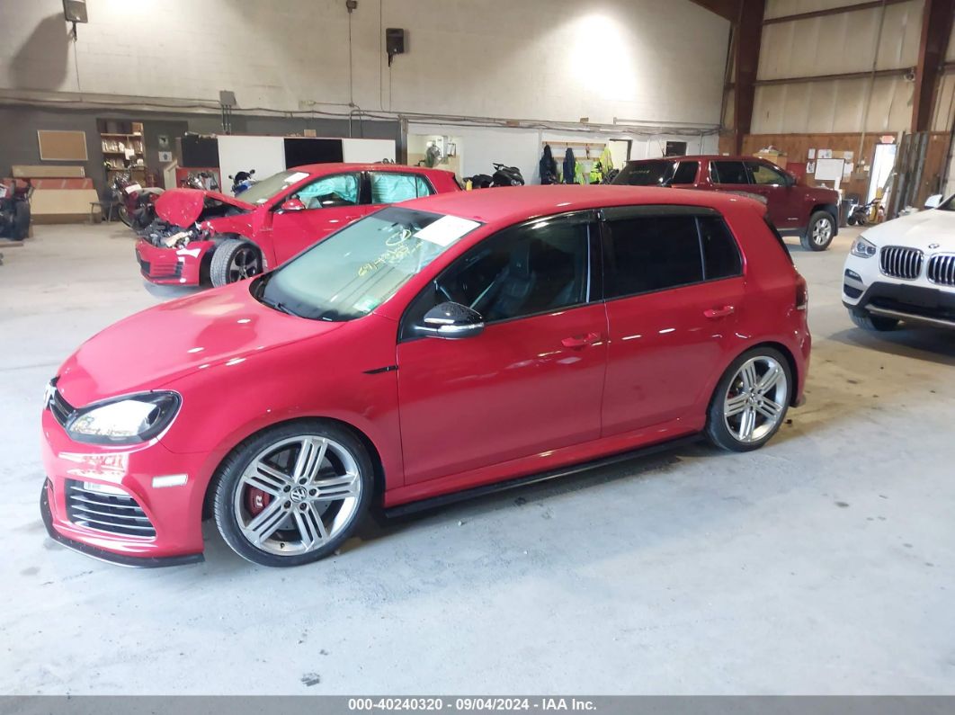 2013 VOLKSWAGEN GOLF R 4-DOOR Red  Gasoline WVWPF7AJ5DW015741 photo #3