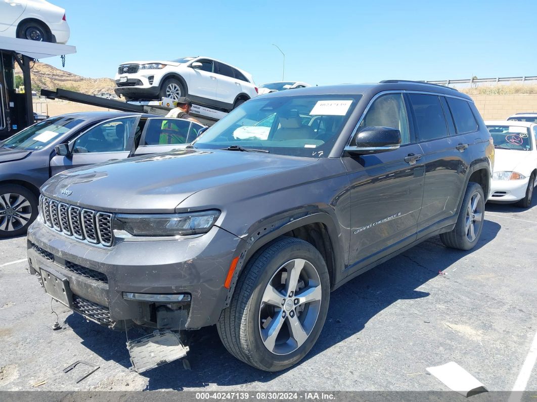 2021 JEEP GRAND CHEROKEE L LIMITED 4X2 Gray  Gasoline 1C4RJJBG1M8183744 photo #3