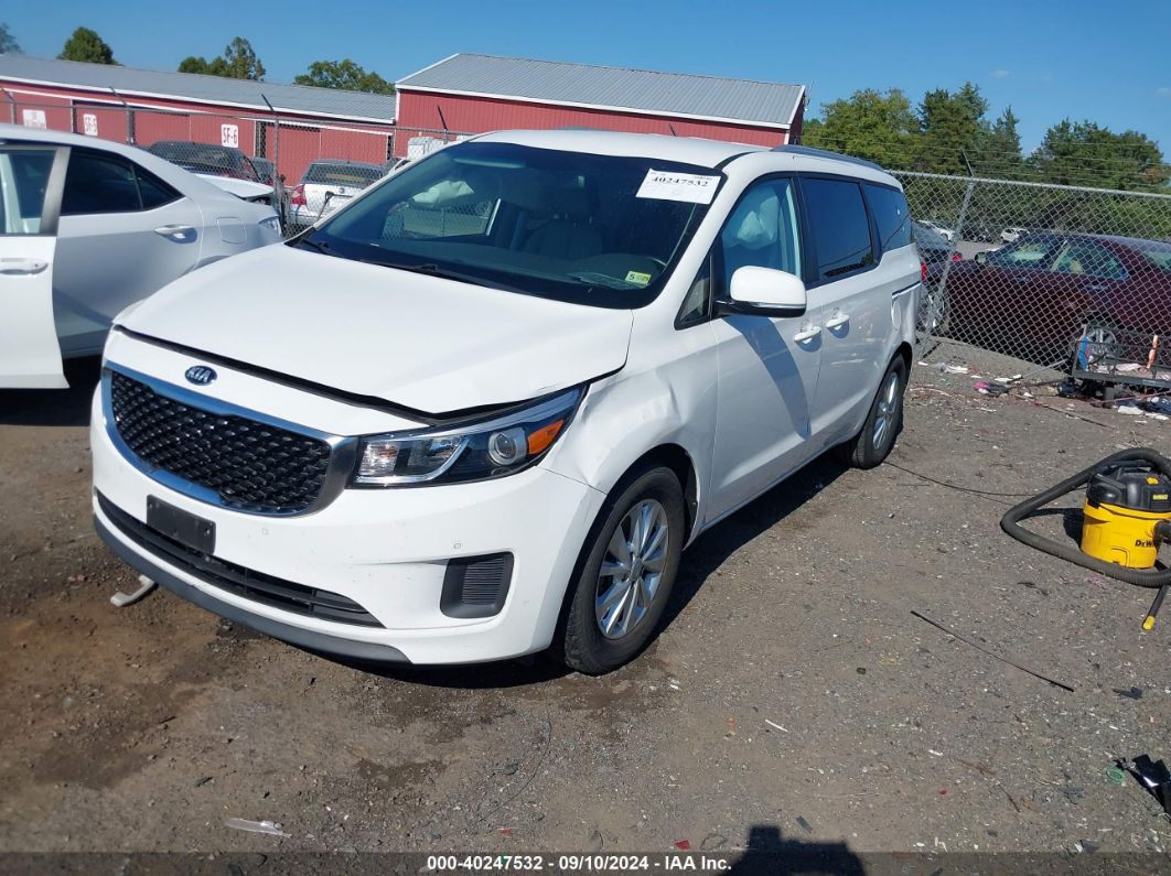 2017 KIA SEDONA LX White  Gasoline KNDMB5C19H6310153 photo #3