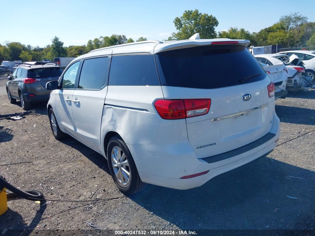 2017 KIA SEDONA LX White  Gasoline KNDMB5C19H6310153 photo #4