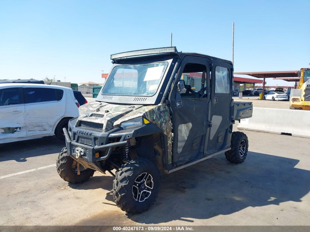 2018 POLARIS RANGER CREW XP 1000 EPS Black  Gasoline 4XARVE993J8497692 photo #3