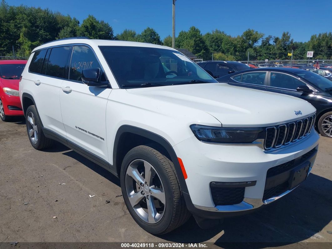 2022 JEEP GRAND CHEROKEE L LIMITED 4X4 White  Gasoline 1C4RJKBG6N8556705 photo #1