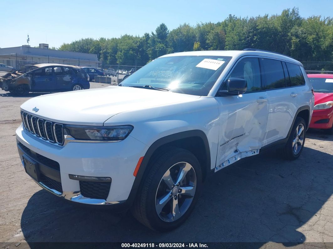 2022 JEEP GRAND CHEROKEE L LIMITED 4X4 White  Gasoline 1C4RJKBG6N8556705 photo #3