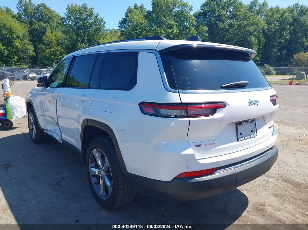 2022 JEEP GRAND CHEROKEE L LIMITED 4X4 White  Gasoline 1C4RJKBG6N8556705 photo #4